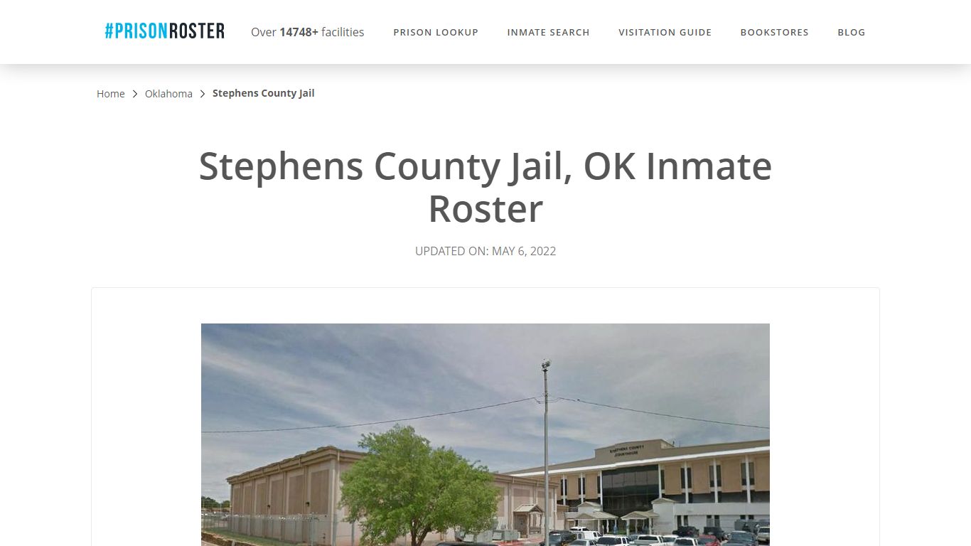 Stephens County Jail, OK Inmate Roster